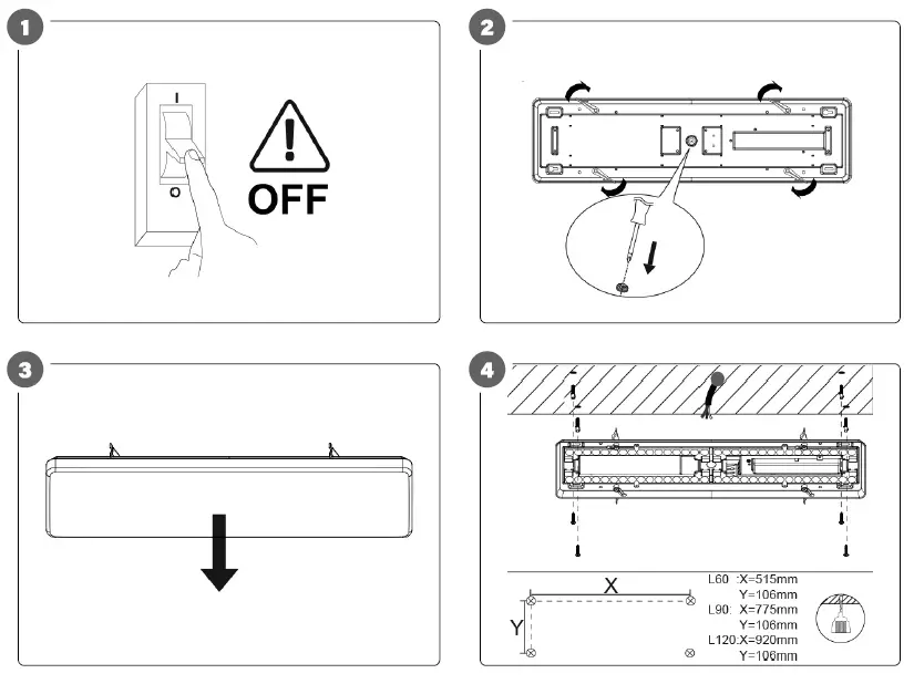 anslut-019742-LED-Ceiling-Luminaire-FIG-1