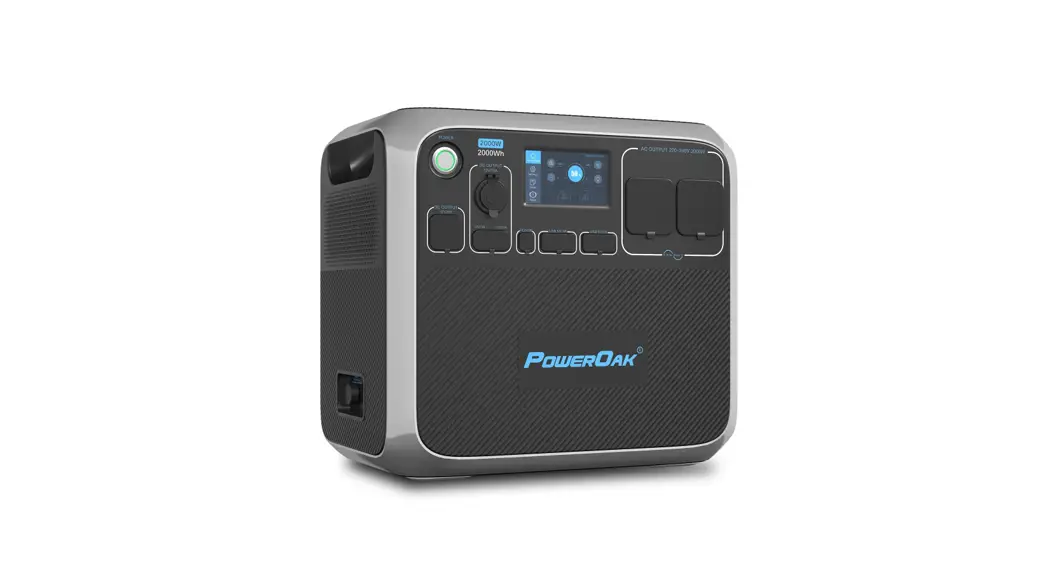 Poweroak Ac200p 2000wh Portable Power Station User Manual