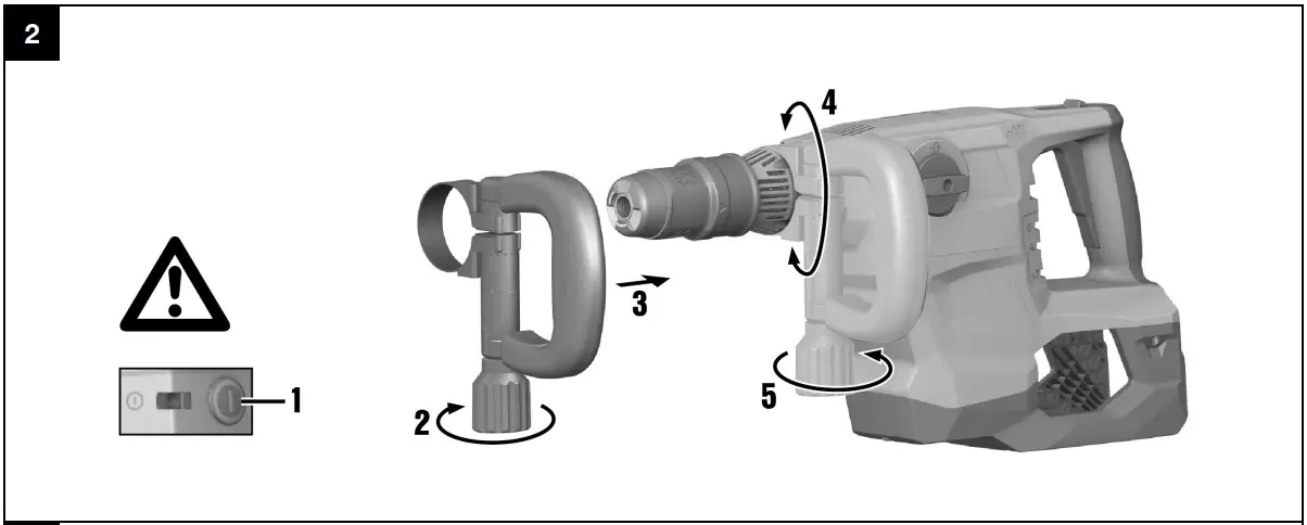 Fitting the side handle