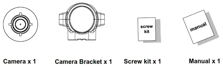 MXN44C TVI Compact Mini Ball HD TVI Color Camera - Contents