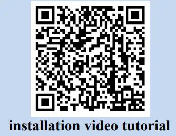 ansshow 3-Y Rear Entertainment Touch Screen Installation Guide - QR Code