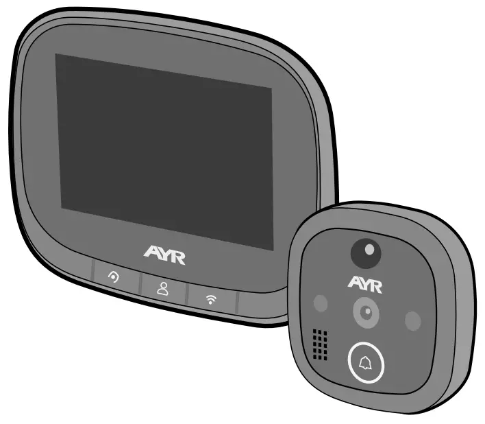 AYR 762 WiFi Digital Door Viewer