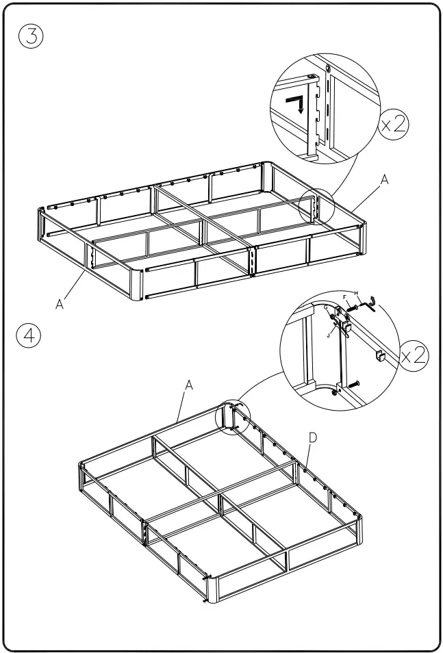 ASHLEY M95X22 Foundation Full Foundation - 2