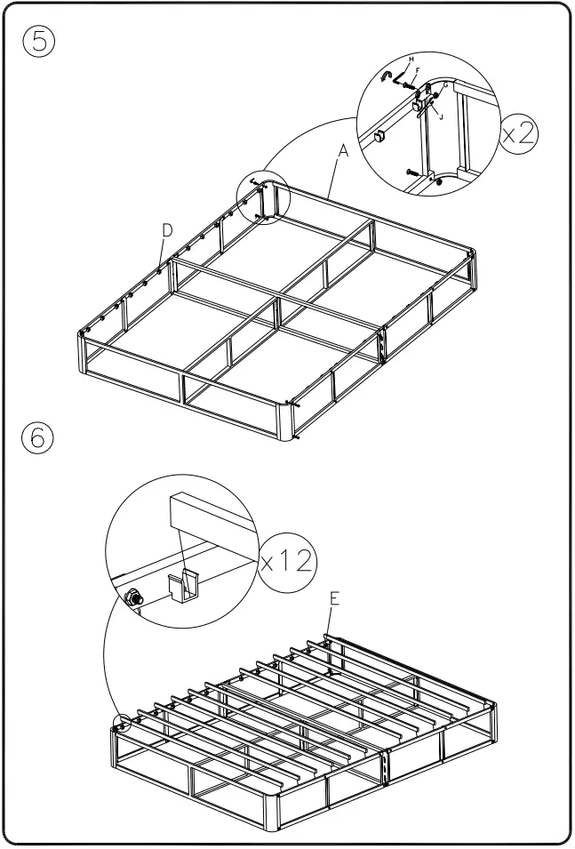 ASHLEY M95X22 Foundation Full Foundation - 3