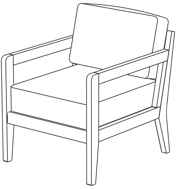 5675-301 Outdoor Sofa