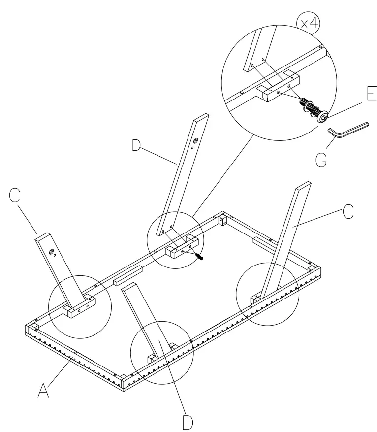 ASHLEY T295-13 Bellenteen Occasional Table fig 2