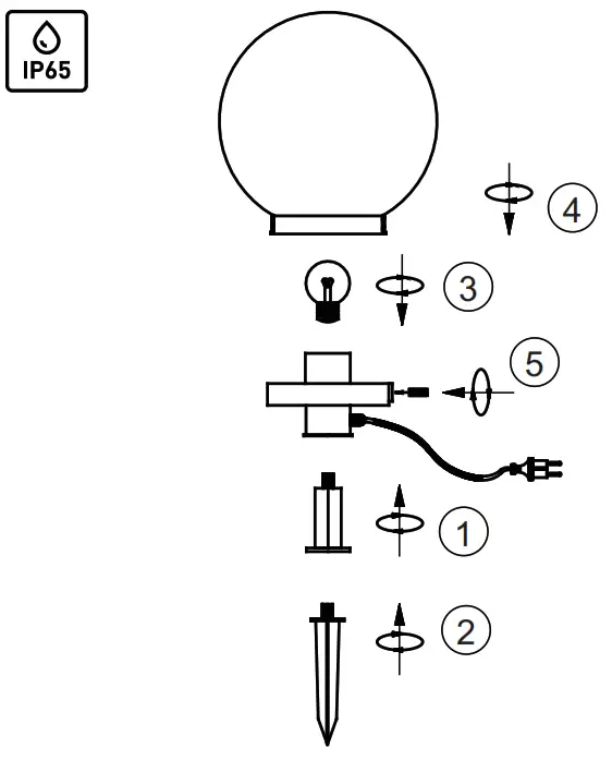 Paul Neuhaus 19222 Ball Light - 3