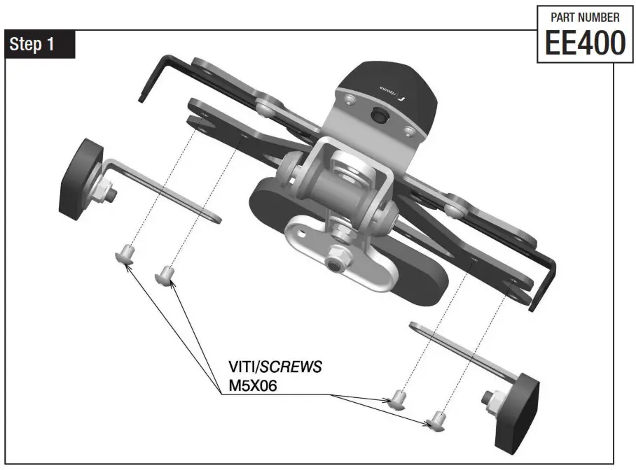 rizoma EE400 Side Reflector Kit - INSTALL REFLECTORS
