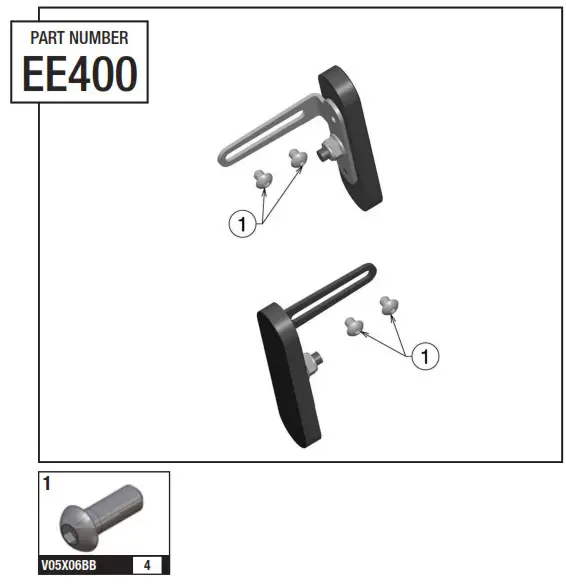 rizoma EE400 Side Reflector Kit - Side reflector kit 2