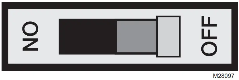 Honeywell RTH2510 RTH2410 - ON OFF
