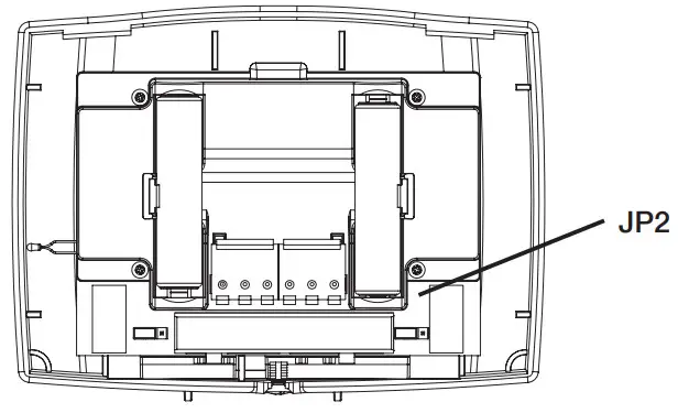 Honeywell RTH2510 RTH2410 - Set jumper