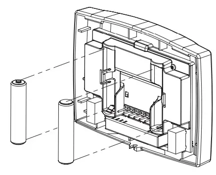 Honeywell RTH2510 RTH2410 - batteries