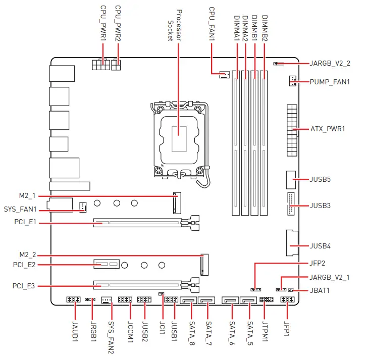 MSI PRO B760M-A WIFI DDR4 Motherboard - fig 20