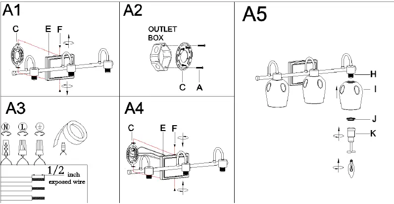 ZEVNI-A04772W3-Arkle-22-Inch-Wide-Black-Vanity-Light-03