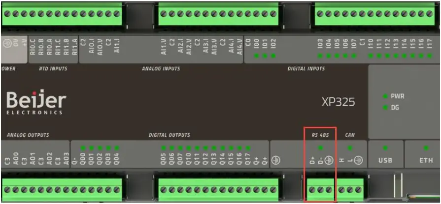 Beijer ELECTRONICS SER0040 - Figure 5.1a