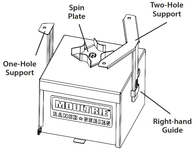 MOULTRIE MFG 15048 Ranch Series Broadcast Feeder Kit - Figure 4