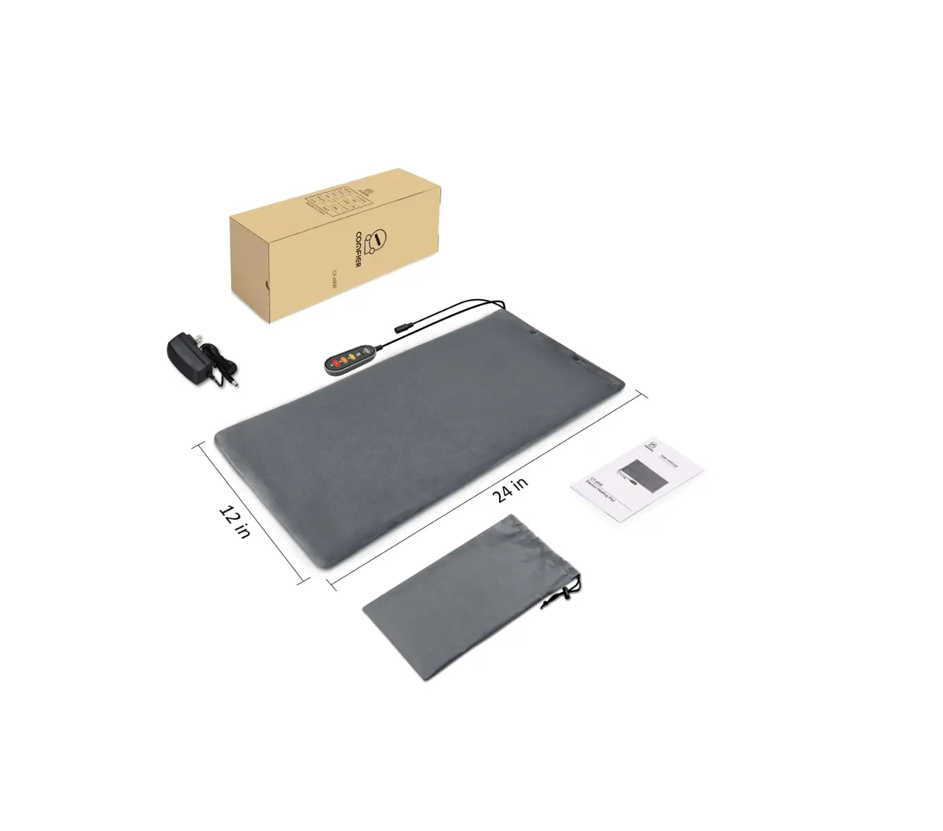 Comfier Cf-6909 Electric Heating Pad User Manual Comfier Cf-6909 Electric Heating Pad User Manual