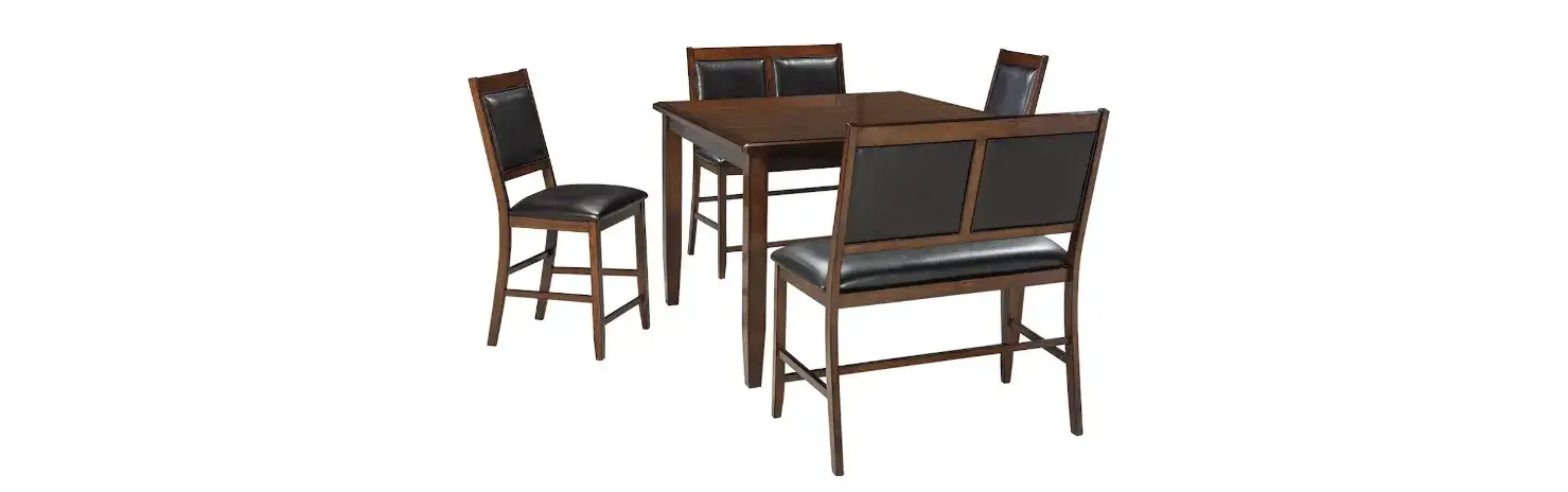 Ashley D395-323 Meredy Counter Height Dining Set Instruction Manual