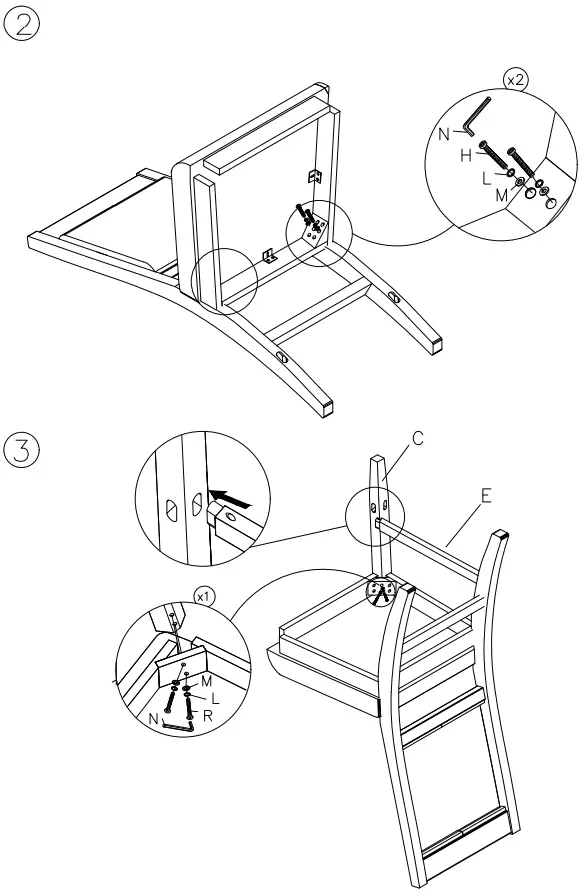 ASHLEY D395-323 Meredy Counter Height Dining Set-FIG4