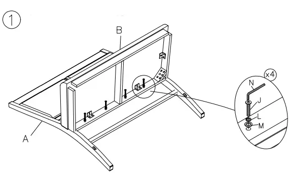 ASHLEY D395-323 Meredy Counter Height Dining Set-FIG8