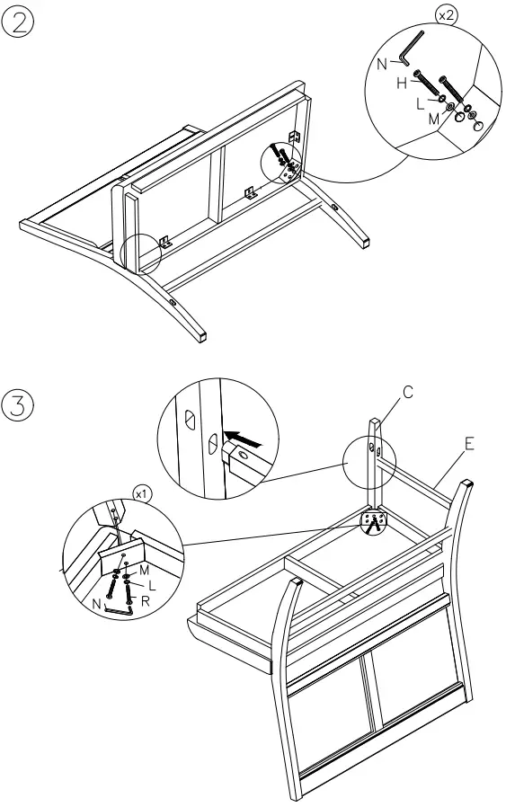 ASHLEY D395-323 Meredy Counter Height Dining Set-FIG9
