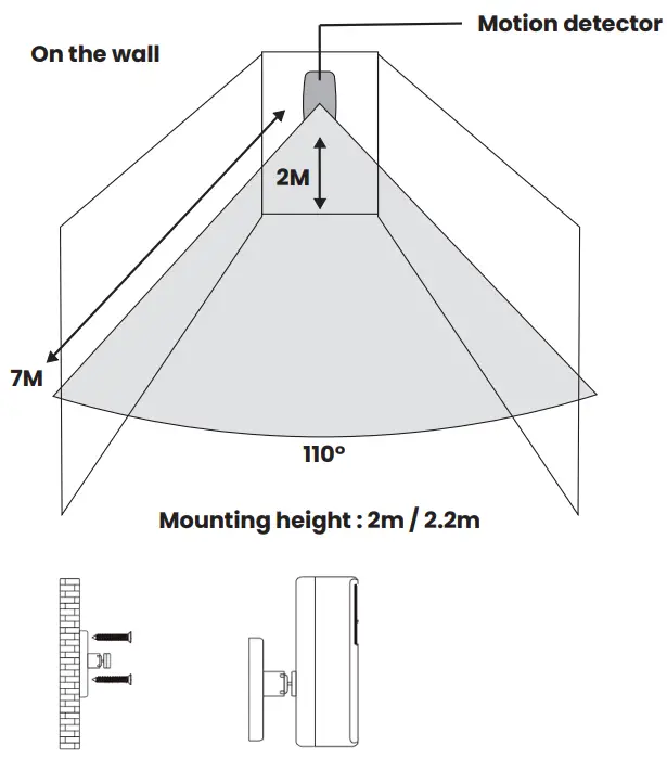 DAEWOO WPS301 Motion Sensor Pet Immune - HOW TO INSTALL