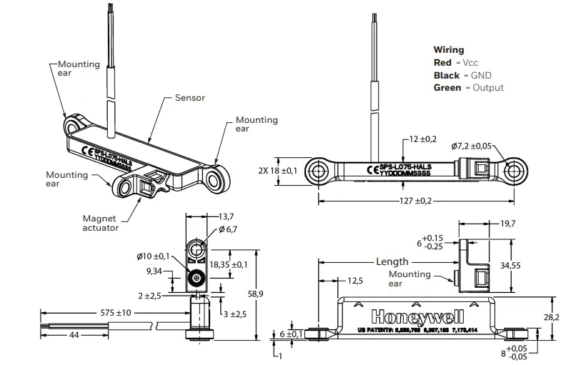 Honeywell-50046793-35-MM,-75-MM,-225-MM-LINEAR-Smart-Position-Sensors-fig-5