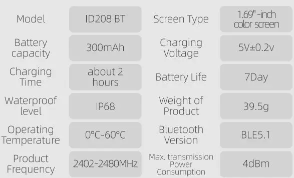 FACOI ID208 BT Smart Watch-fig7