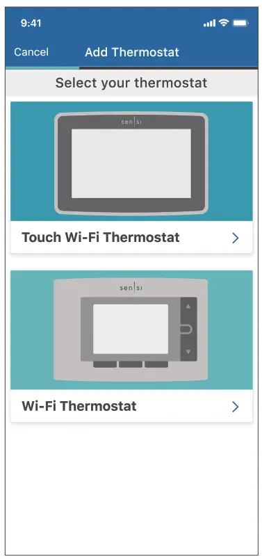 Sensi Smart Thermostat -- Installation-