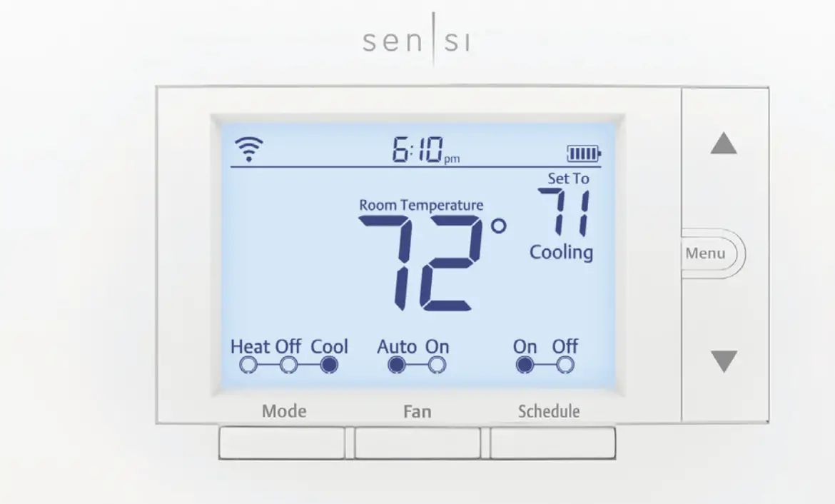 Sensi Smart Thermostat -- Installation guide