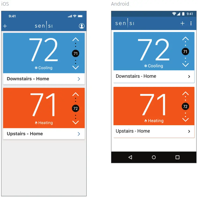Sensi Smart Thermostat -- Installing multiple