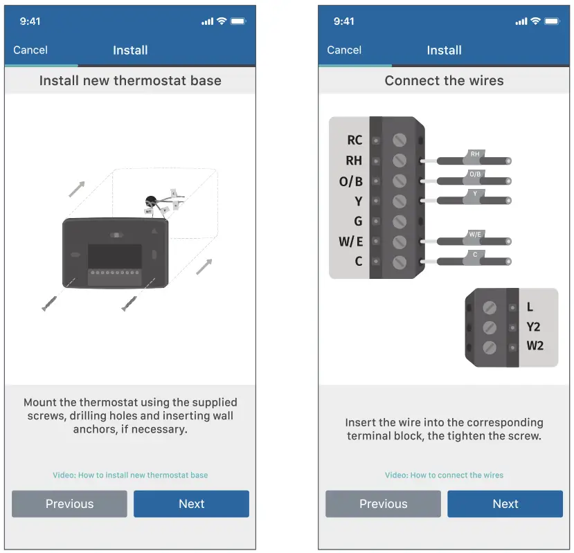 Sensi Smart Thermostat -- nstall Sensi Base
