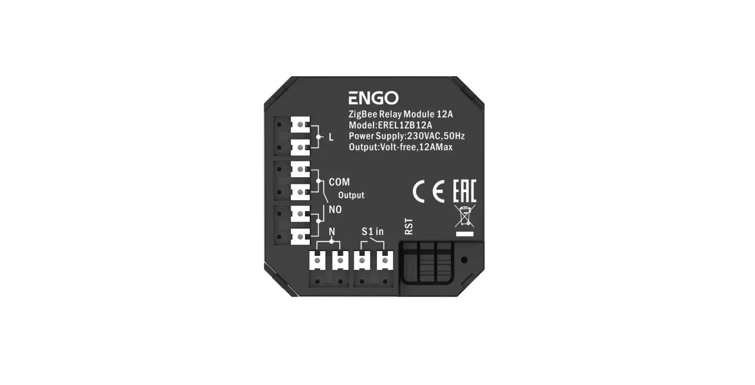 Engo Erel1zb12a Smart Relay Zigbee 12a User Guide Engo Erel1zb12a Smart Relay Zigbee 12a User Guide