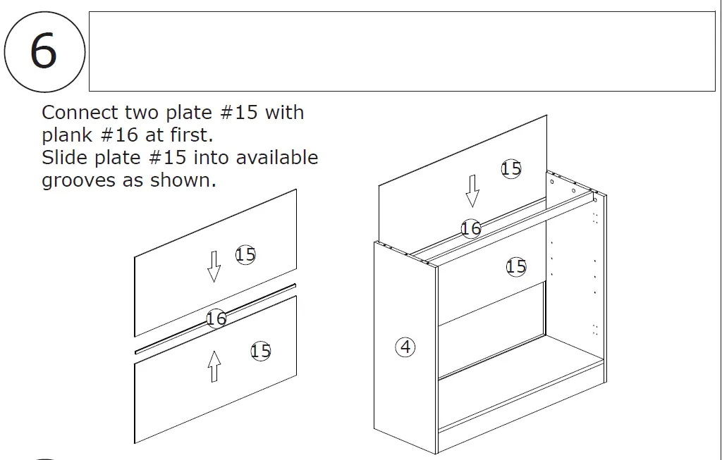 FUFU GAGA LJY-JH0319-01 5 tier Freestanding Utility Storage Cabinet 14