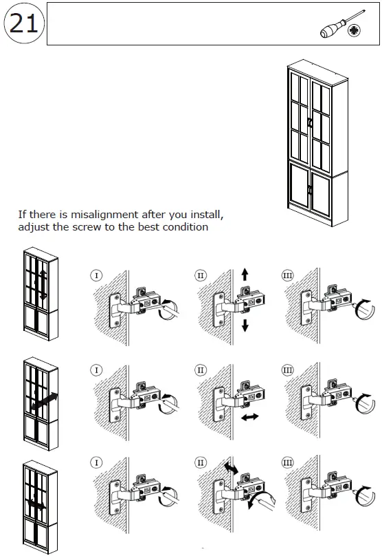 FUFU GAGA LJY-JH0319-01 5 tier Freestanding Utility Storage Cabinet 29