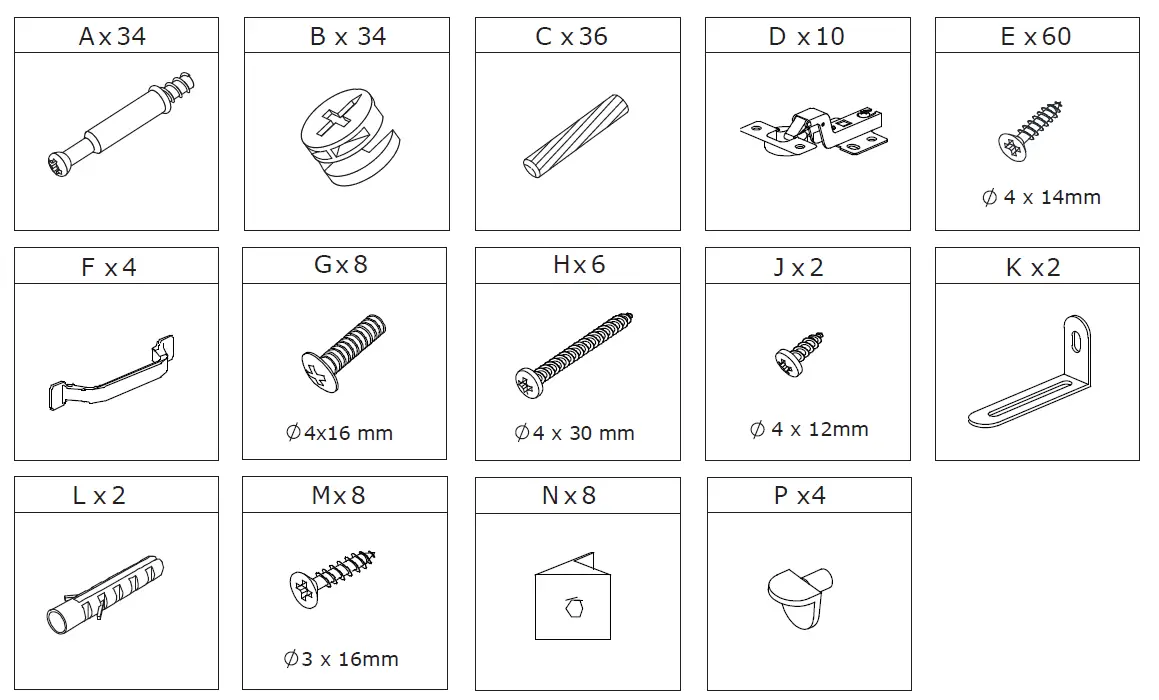 FUFU GAGA LJY-JH0319-01 5 tier Freestanding Utility Storage Cabinet 3