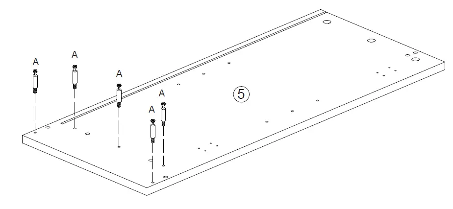 FUFU GAGA LJY-JH0319-01 5 tier Freestanding Utility Storage Cabinet 9