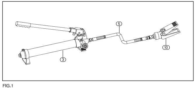 DRAPER 94186 10 Tonne Hydraulic Body Repair Kit-fig4