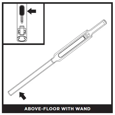 ABOVE-FLOOR WITH WAND
