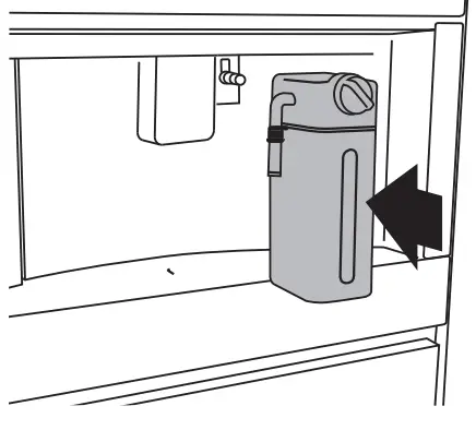 smeg CMS4104S Automatic Built In Coffee Machine - DISPLAYED MESSAGE 2