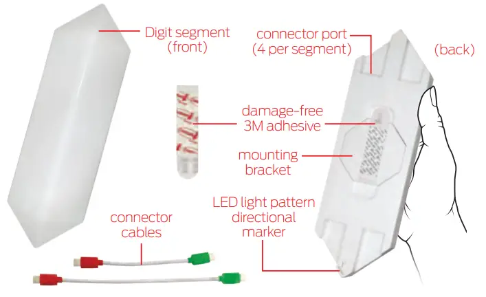 MONSTER DIGIT 3D LED Art Panels -