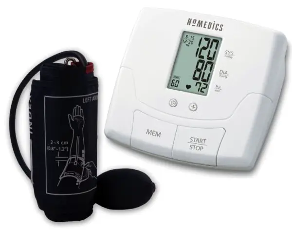 Homedics Bps-050 Manual Inflate Blood Pressure Monitor User Manual