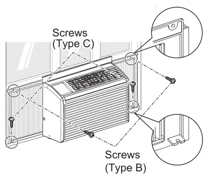 LG Air Conditioner - Extend the guide panels