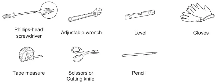 LG Air Conditioner - Tools Needed