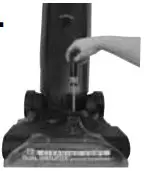 Vacuum Small belt removal and replacement