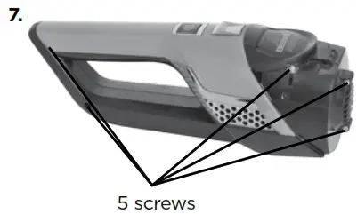 Bissell 1313 1315 Series Bolt Ion 2-in-1 Cordless - Disposal of batteries