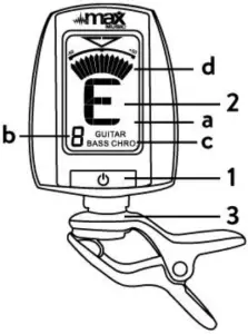 max UKEY - CLIP-ON DIGITAL TUNER 1