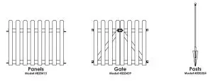 YARDLINK Cedar No Dig Fencing