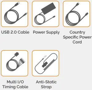 ANDOR iXon Ultra and Life 897 EMCCD Camera -Cables