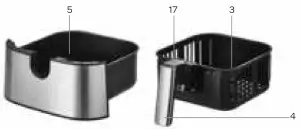 INVENTUM GF350HLD Hot Air Fryer - fig 1